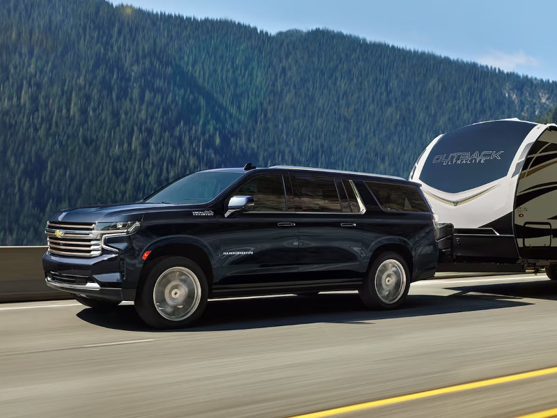 The 2024 Chevrolet Suburban stands out near the Fredericktown, OH area