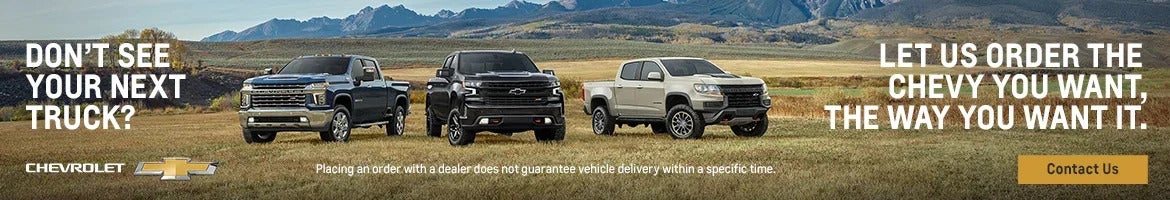 Order Your Chevy